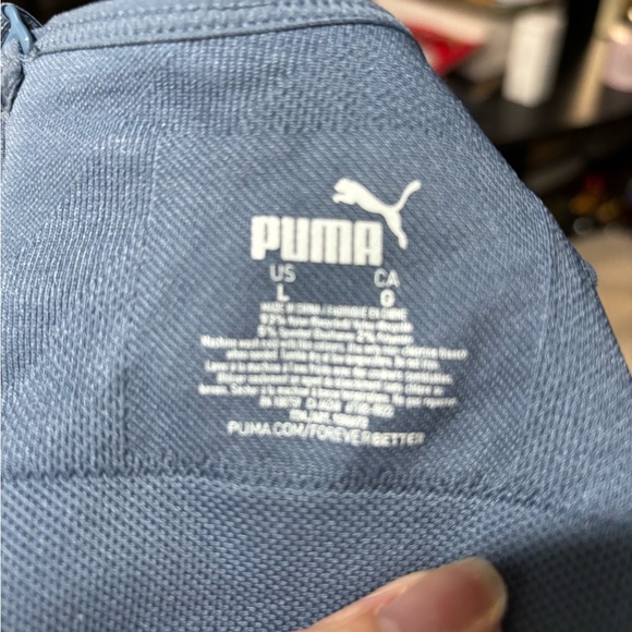 Puma Blue Wireless Full Coverage Multiway Pullover Bra Size L. New Without Tags - Picture 3 of 3